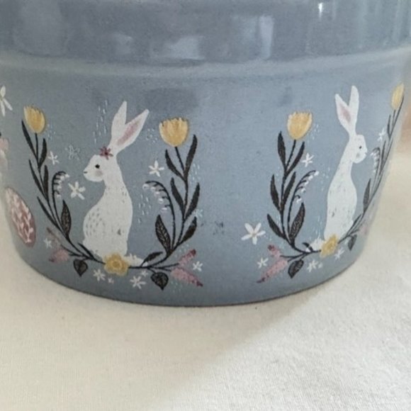Cute Blue Bunny Easter Candy Dish - Picture 5 of 8